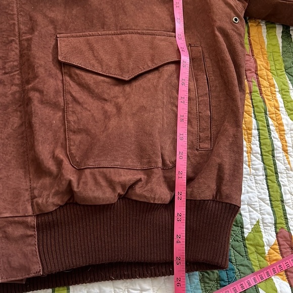 Impeccable Brown Vintage Bomber Sz. L - Picture 13 of 16